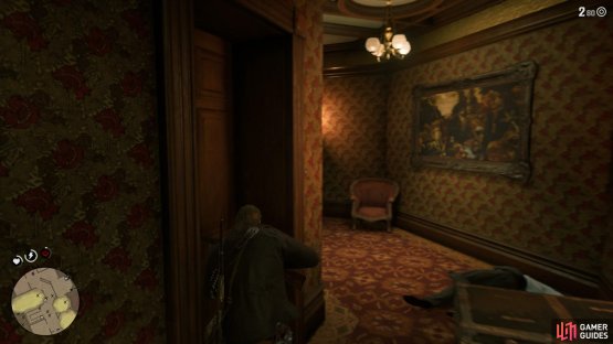 Search the middle room last if you want the Gold Medal