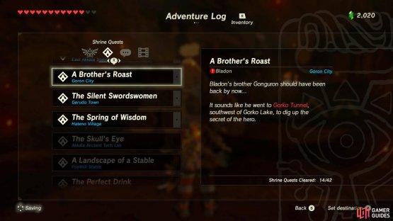 Hopefully when we find Gunguron, Bladon won’t be too angry