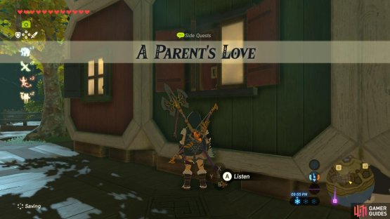 Pick up this sidequest by eavesdropping