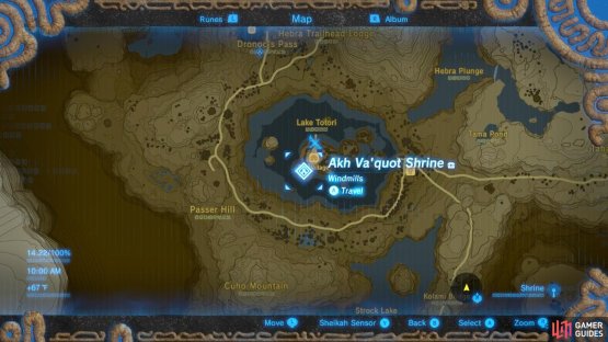 This is the specific location of the Akh Va’quot Shrine