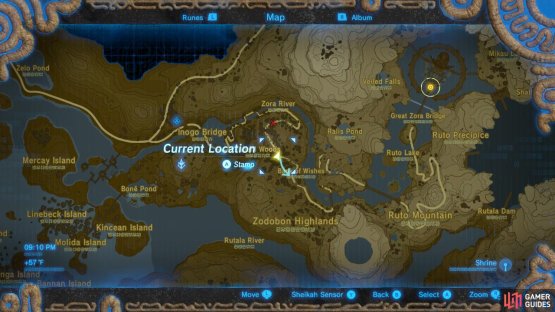 Cut across the corner as shown here for a shortcut that lets you avoid a fight.