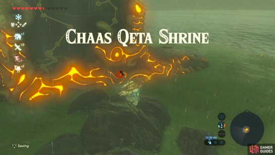 This Shrine is out on an island