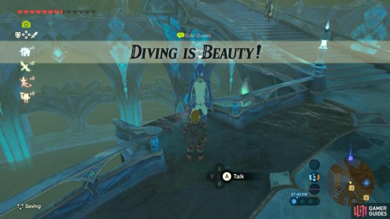 This sidequest is short and extremely easy