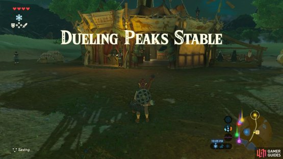 While small, these stable areas provide a great place to rest and replenish your supplies