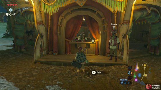Talk to the NPCs at the desk if you need anything or want to learn about the area.