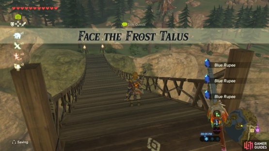 This sidequest is similar to “The Road to Respect” and involves another kind of Talus