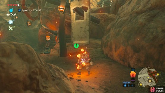 Run into the shop while on fire! It’s totally safe!