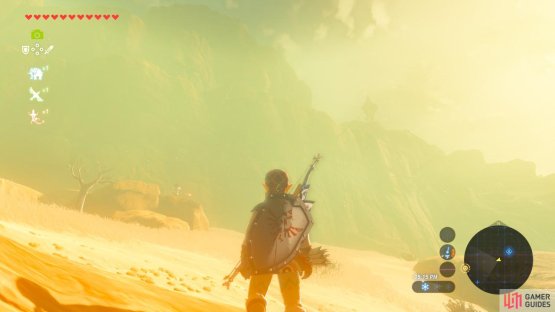 The tower is not much farther