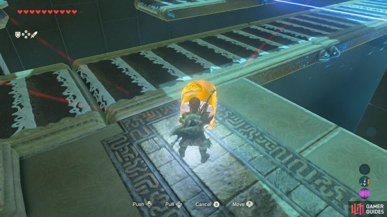 Don’t get nervous about falling off the conveyor belt, just use Magnesis and get the chest quickly