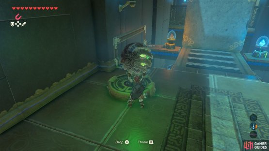 Place the ball here