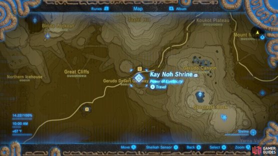 This is the specific location of the Kay Noh Shrine