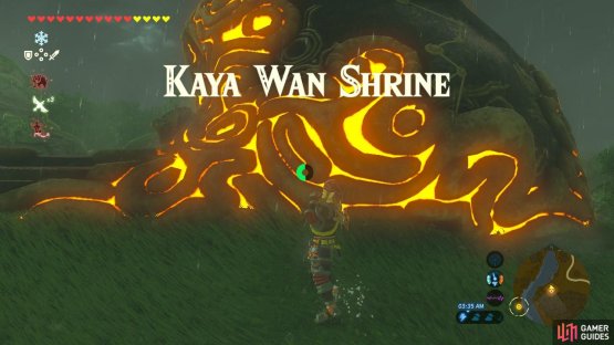 This Shrine serves as the fast travel point to the Wetland Stable