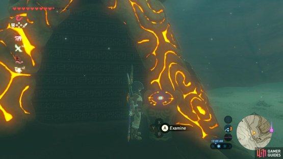 You need to complete “Cliffside Etchings” to reveal this Shrine