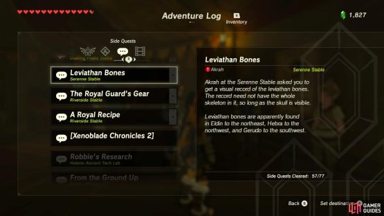 It’s pretty lengthy since you will be going all over the map