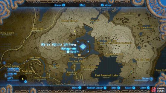 Here is the specific location of Ne’ez Yohma Shrine