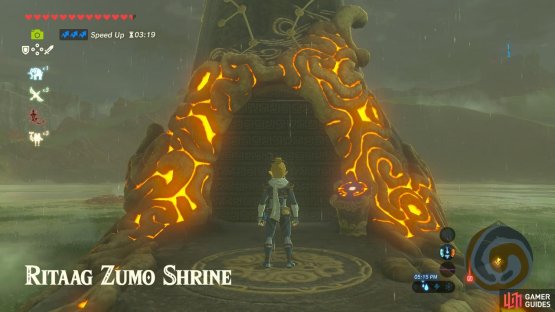 This is a Blessing Shrine unlocked by completing the Shrine Quest “Into the Vortex”.