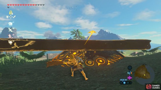 Use a weapon you’re willing to sacrifice and hit the slab with Stasis until the arrow turns red