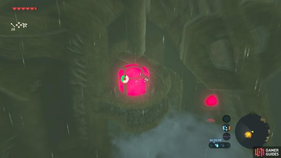 These pink spots are what you are aiming for. Scope them out with your camera so that you can aim quickly.