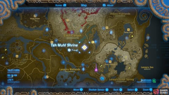 Here is a general map of the area