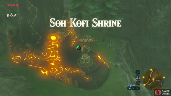 This Shrine is near where “Reach Zora’s Domain” kicks off