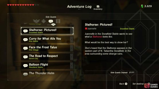 In this case it’s a Stalhorse, so prepare for some nighttime exploration