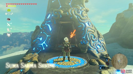 This Shrine is unlocked via the Shrine Quest “Secret of the Snowy Peaks”