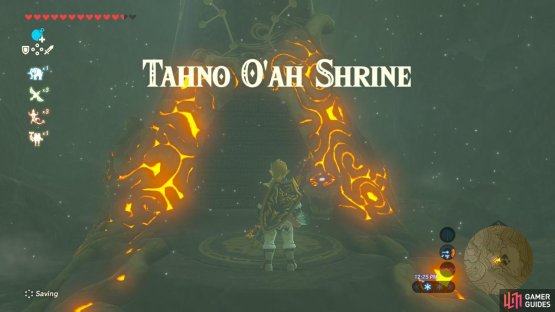Take the Shrine Quest “Secret of the Cedars” for a hint on this Shrine
