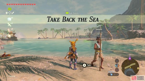 This sidequest involves clearing out a large size enemy camp