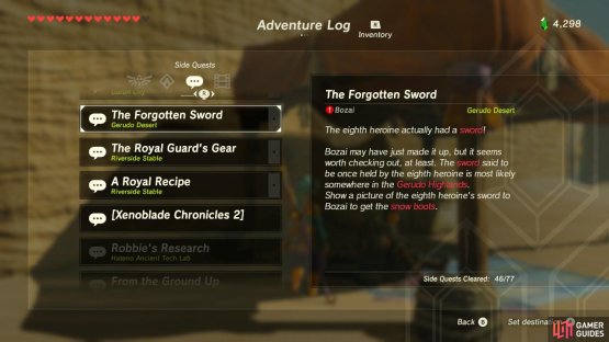 Now you have to find the statue’s missing sword