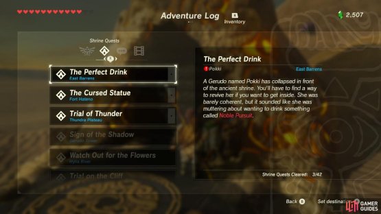 So let’s get to work with getting this Gerudo off the activation point!
