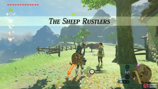This is a simple kill-the-enemy-camp sidequest from Hateno Village