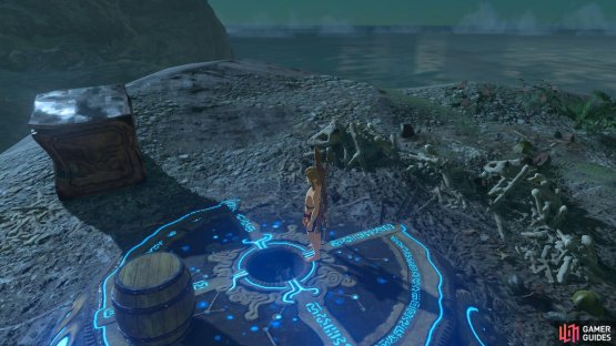 Before you put the final orb into the pedestal, be sure to drop any items you’d like to keep