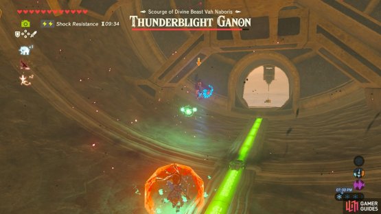 Thunderblight Ganon’s ranged attack is slow and easy to dodge