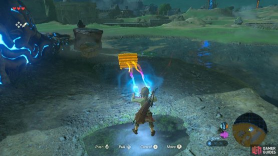 But since you can’t swim down there, use Magnesis to yank them up.