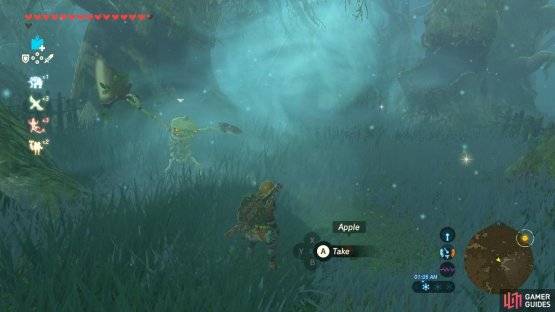 Past the boxes are Bokoblins waiting to ambush you
