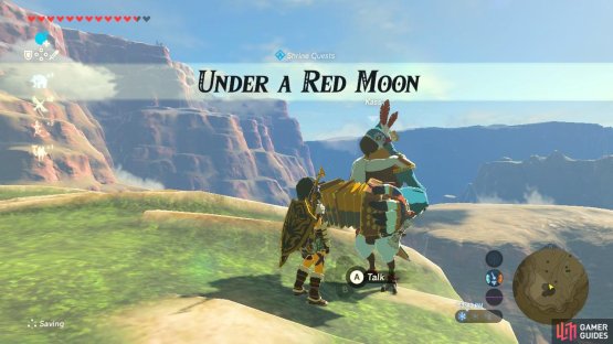 This is a simple Shrine Quest but it depends on the Blood Moon