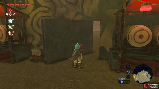 Then slip through the gap