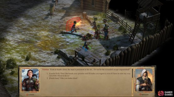 When bested in combat, Dovan will have the good sense to surrender.