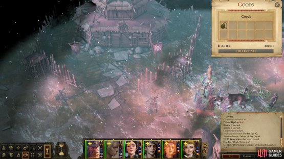 while a “Taldan Warrior’s Dog Tag” can be found outside a goblin hut.