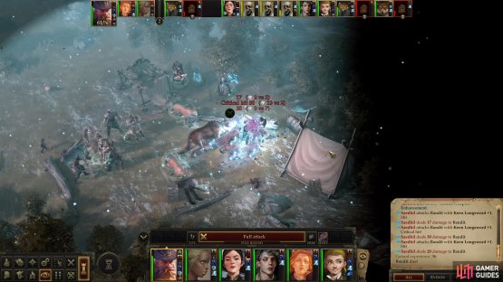 Failing a dialog check will provoke the bandits, but you can also opt to settle things with violence.