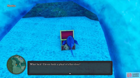there’s another chest to the southwest in the Upper Part.