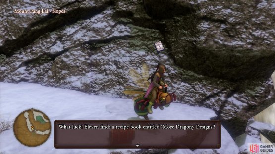 while on the slopes you can find a new Recipe Book.