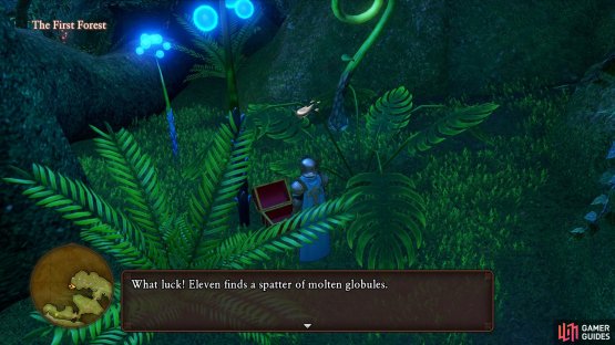 then look behind it for a hidden chest.