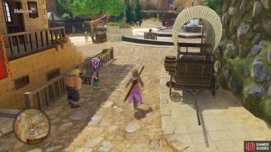 You’ll find a crying girl just outside the Inn
