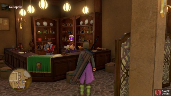Head into the Tavern in Gallopolis to start this quest