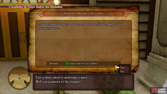 you’ll need to boost your Charm to pass her task.