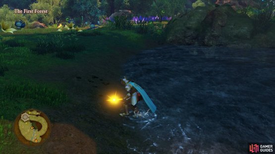 the dew can be found north of the Summit Camp in the First Forest.