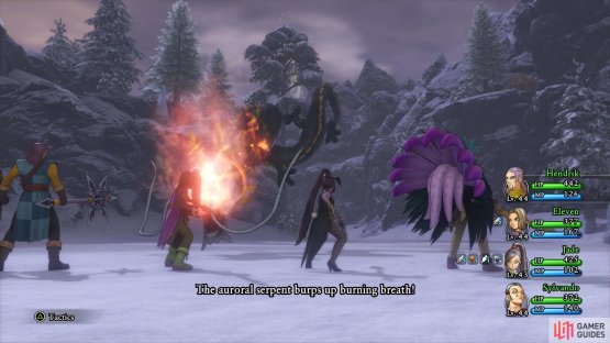 Burning Breath can inflict Paralyze on multiple characters