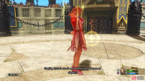 be prepared to heal more when Sterling Sylva starts increasing his attack and defense.