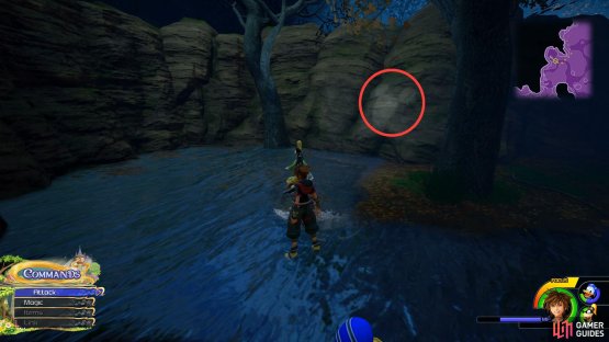 Head to the northwest corner of the Marsh to find this Lucky Emblem